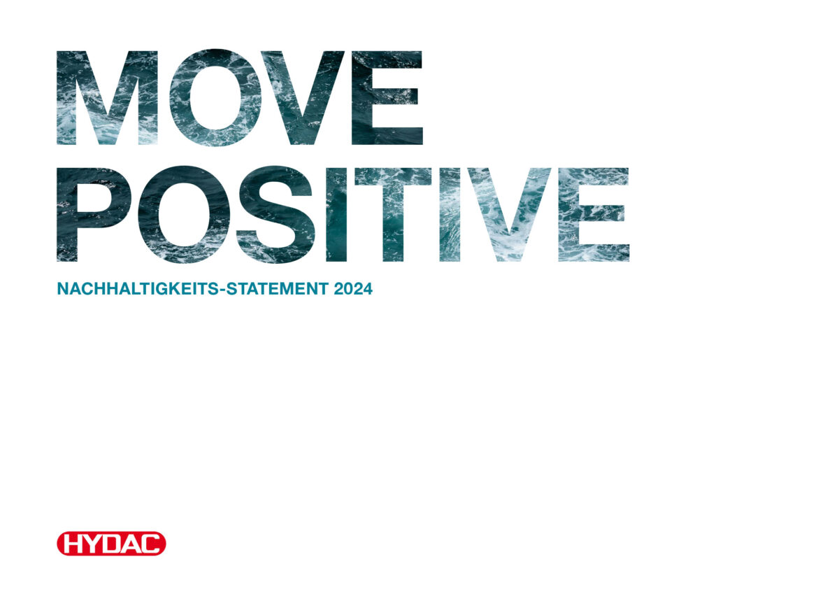 Titelbild des Nachhaltigkeits-Statements 2024 von HYDAC.